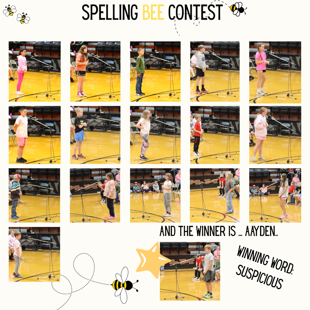 Aayden Spelling Bee - Winner