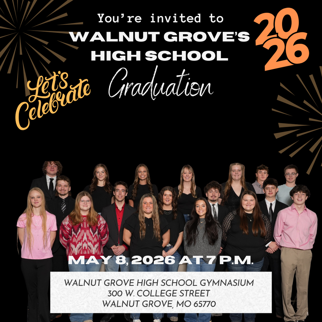 Graduation Invitation - HS May 8th 7 p.m.