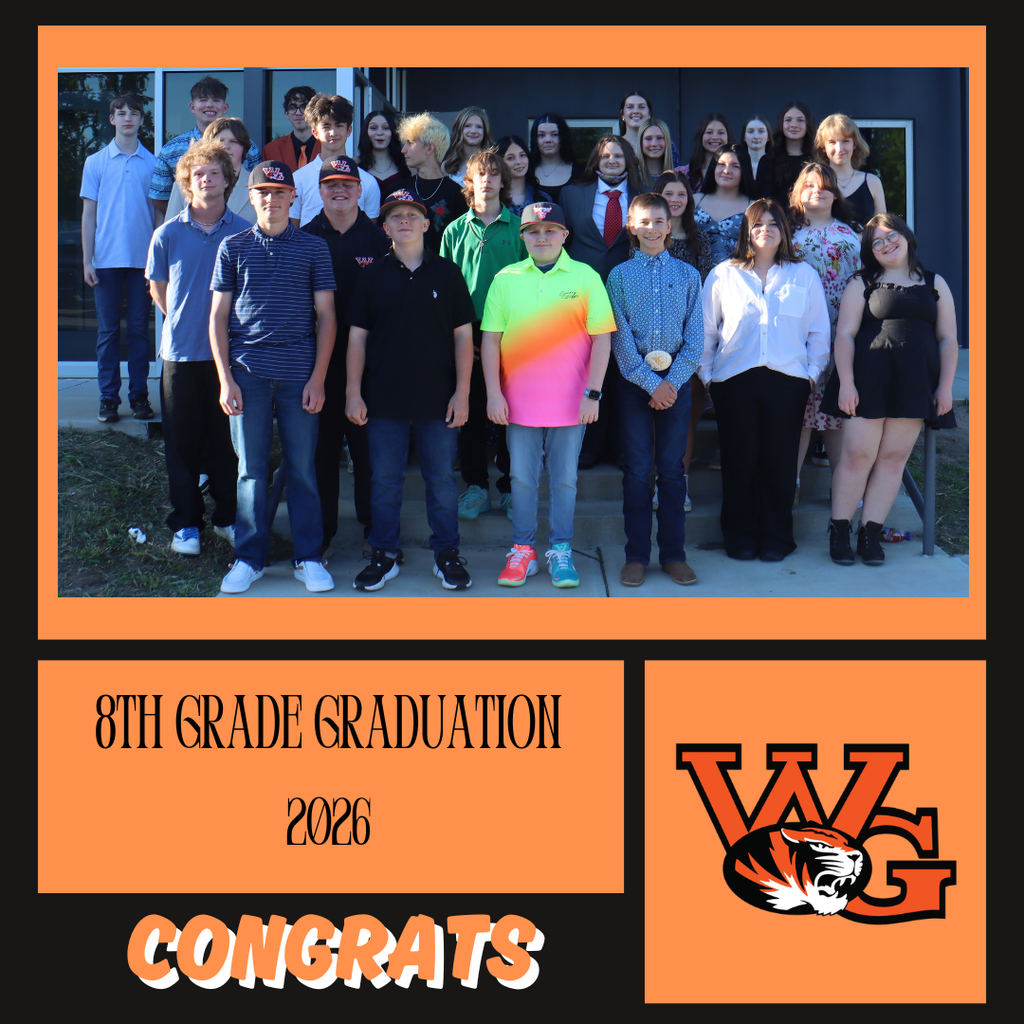 8th grade graduation group photo