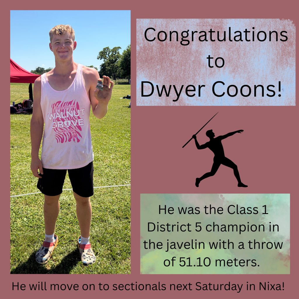 Congrats Dwyer Coons