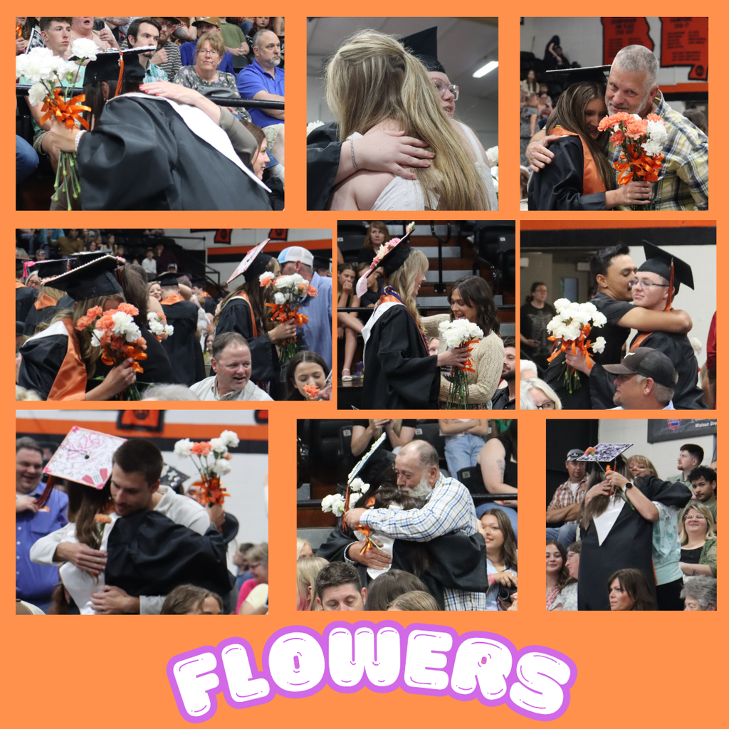 Flowers at graduation