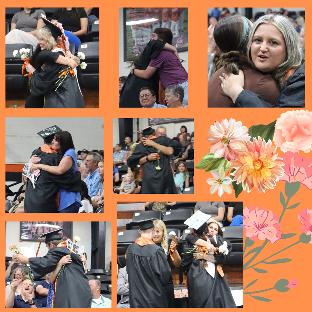 Flowers at graduation