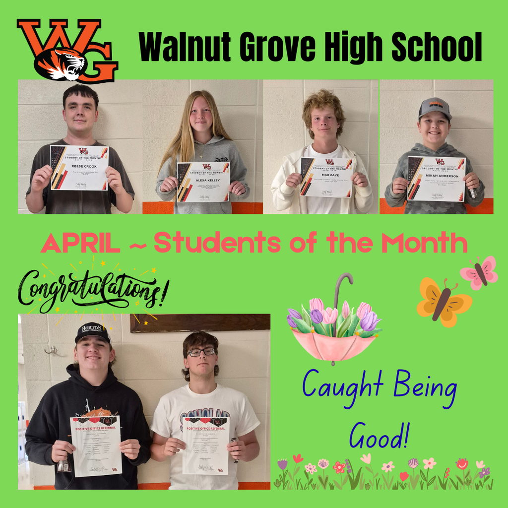 Students of the Month
