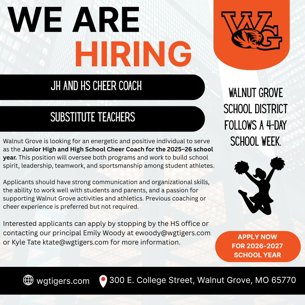 Hiring for next year