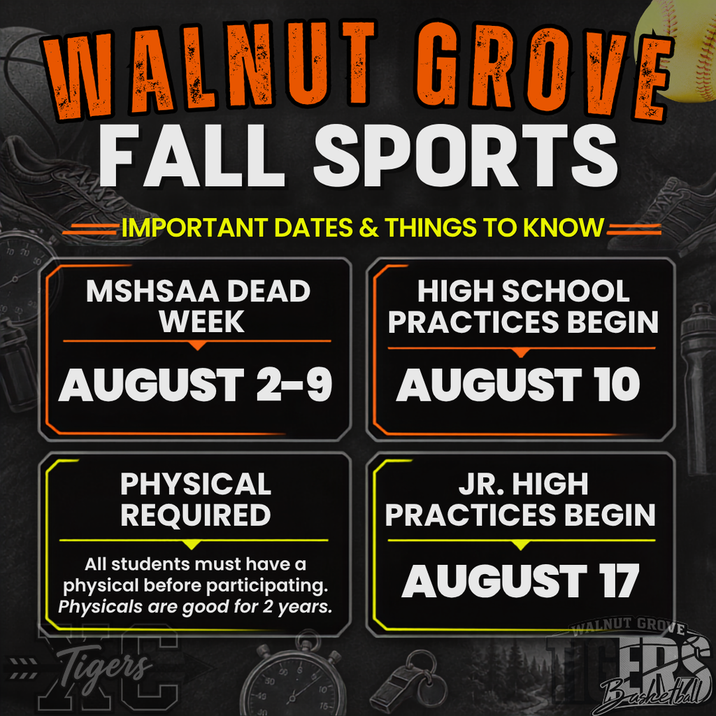 Fall Sports Info