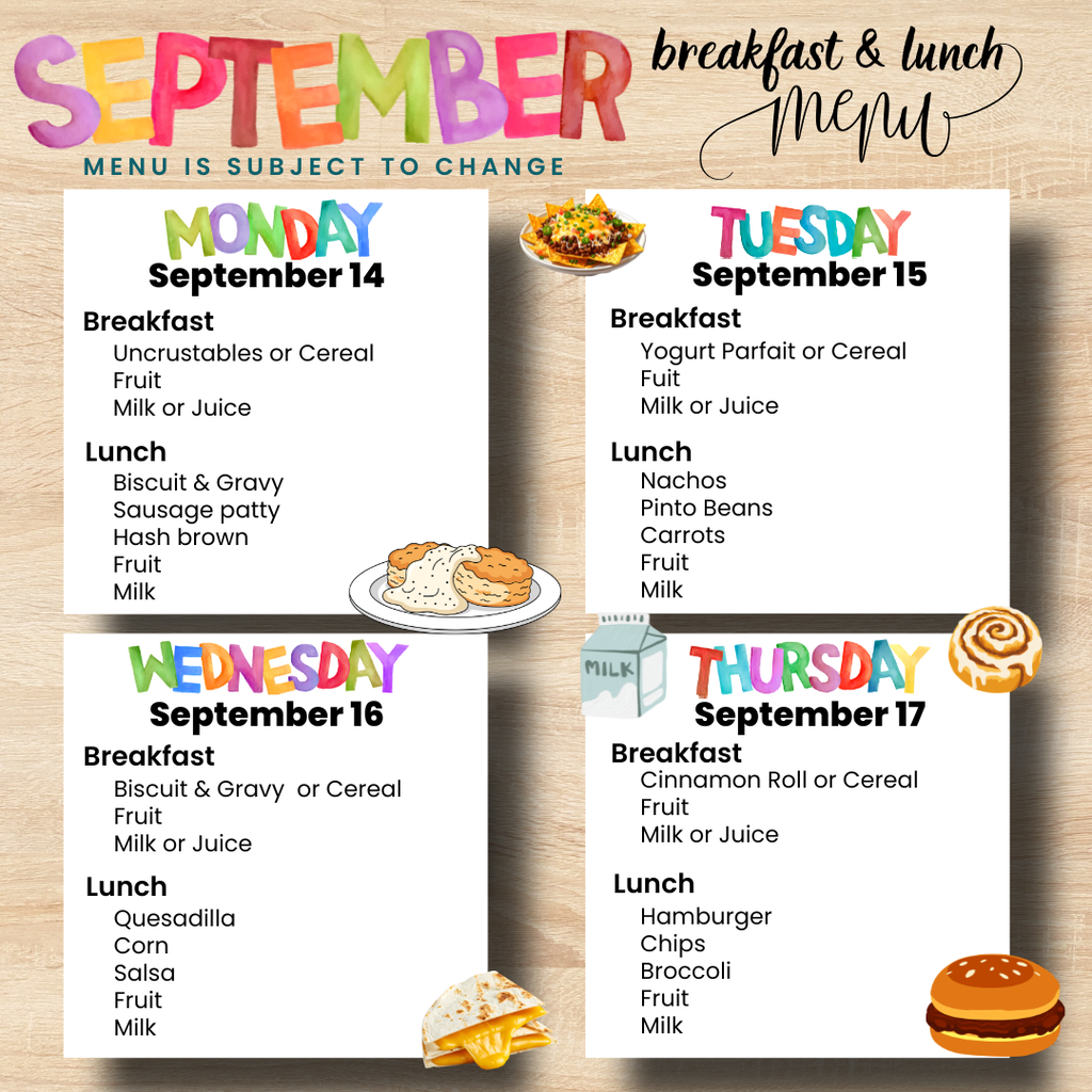 Week 4 Menu