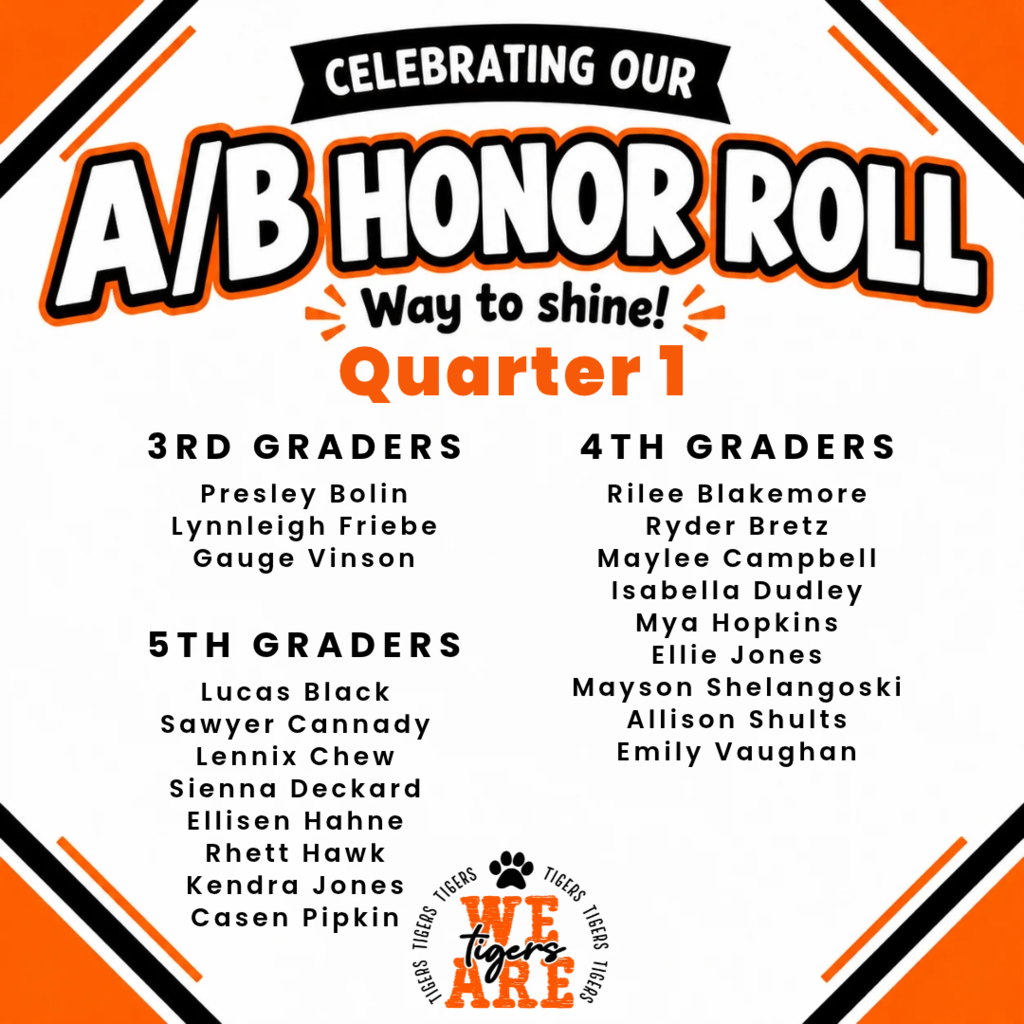 A/B Honor Roll Elementary