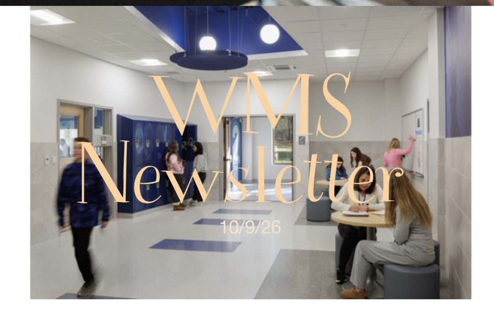 WMS Newsletter #7 10/9/26