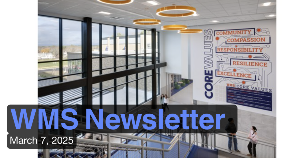 WMS Update # 26 3/7/25