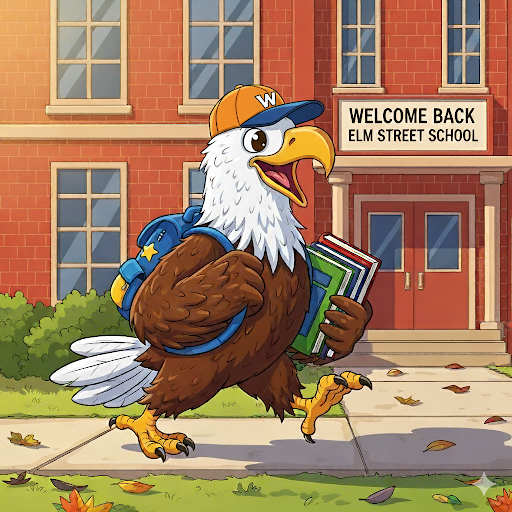 Elm Eagle going back to school