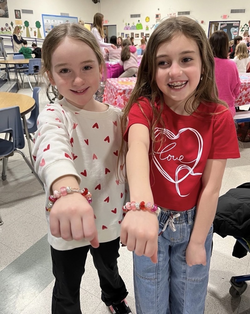 second graders at craft activity