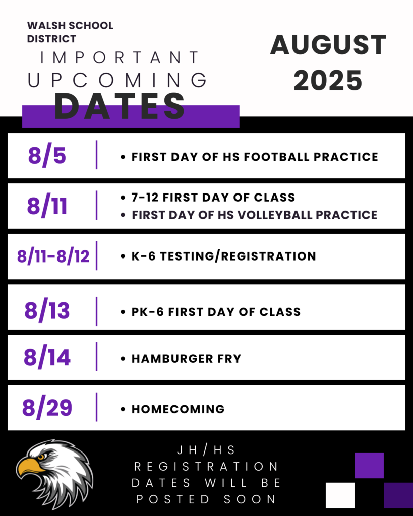 upcoming dates