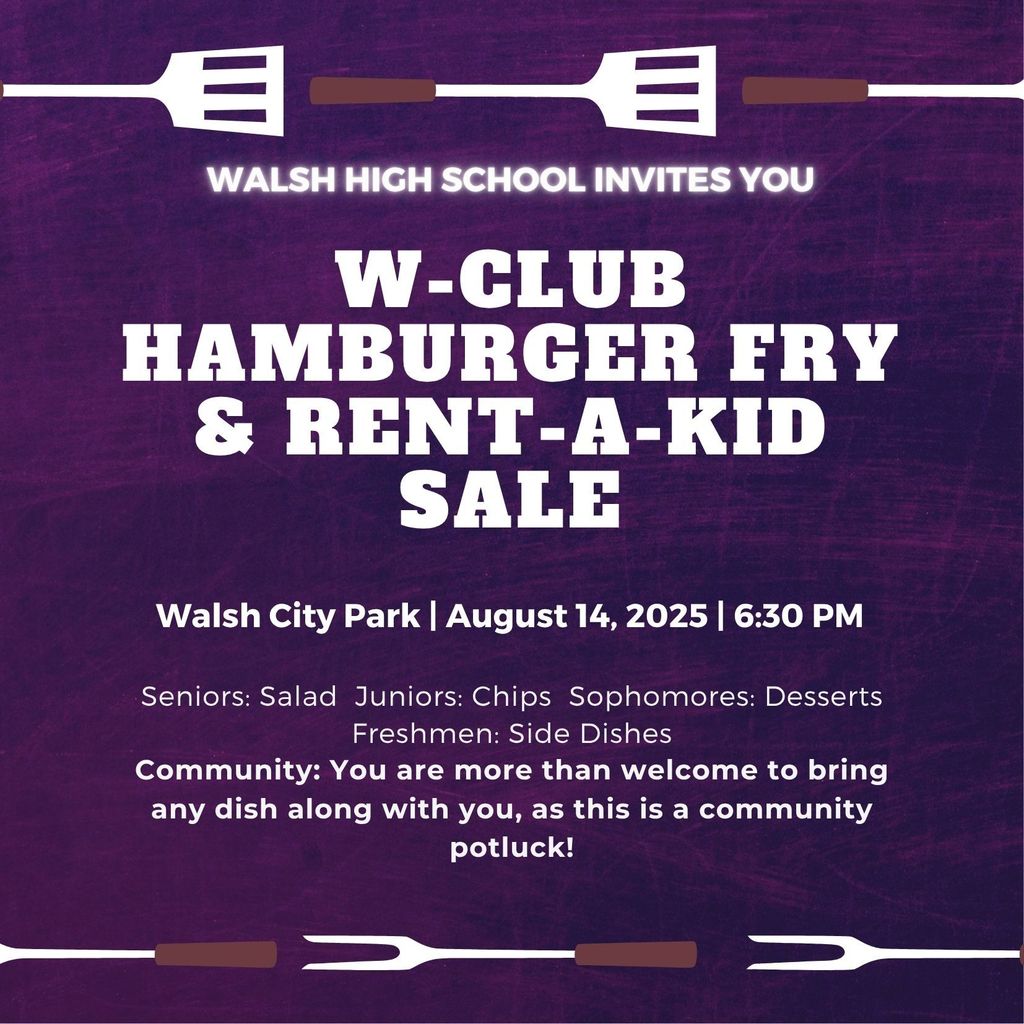 Hamburger Fry Invitation
