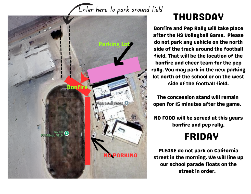 Information about tonight's activities