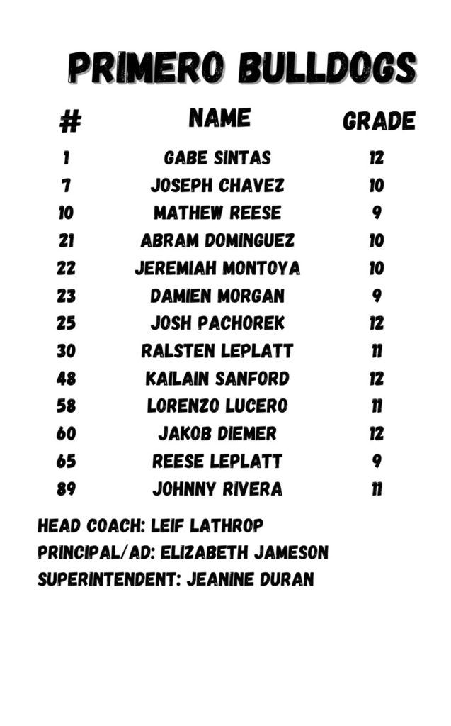 boys primero