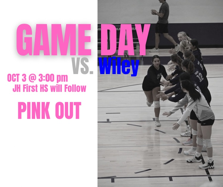 JH Volleyball starts at 3:00 HS to follow