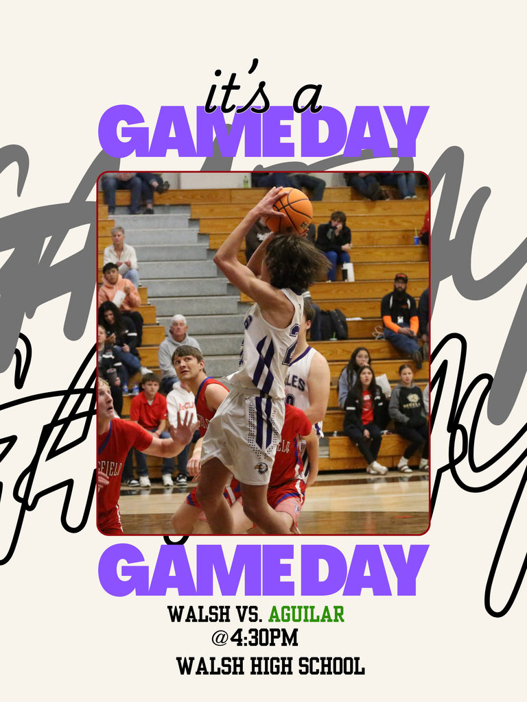 Game day vs Aguilar at 4:30pm