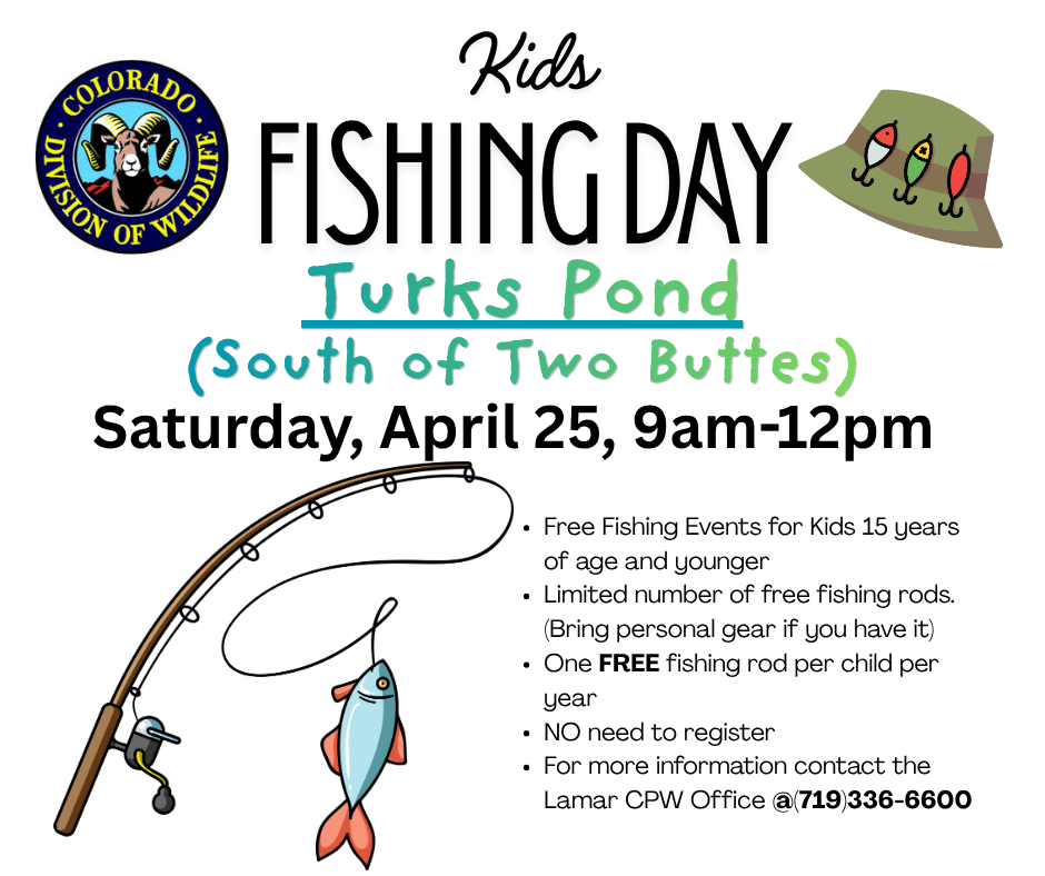 Kids Fishing Day -- Saturday, April 25, 9 am-12pm