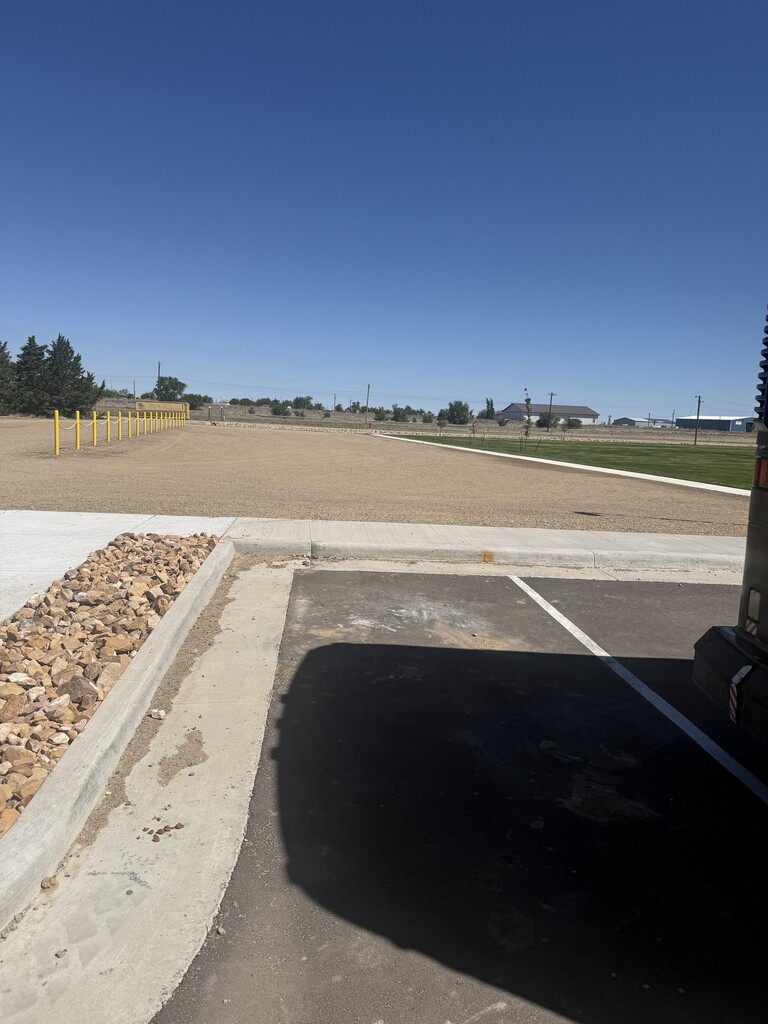 overflow parking lot