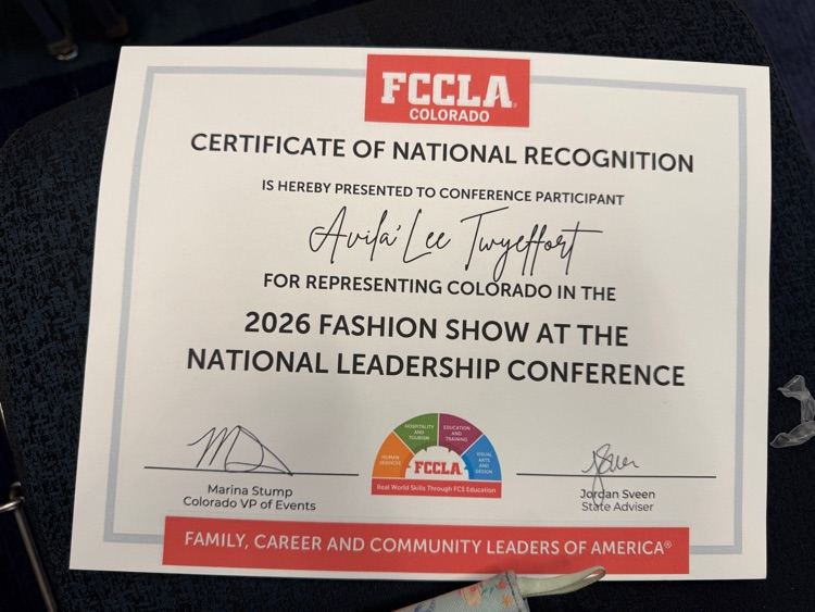 fashion show certificate 
