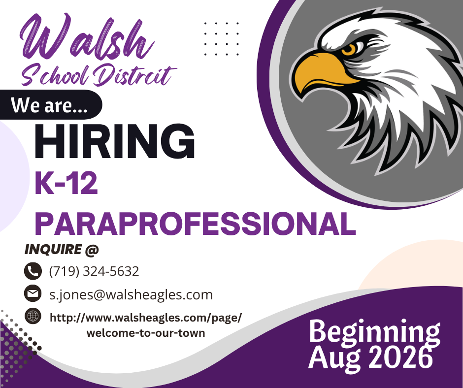 Now Hiring K-12 Paraprofessional