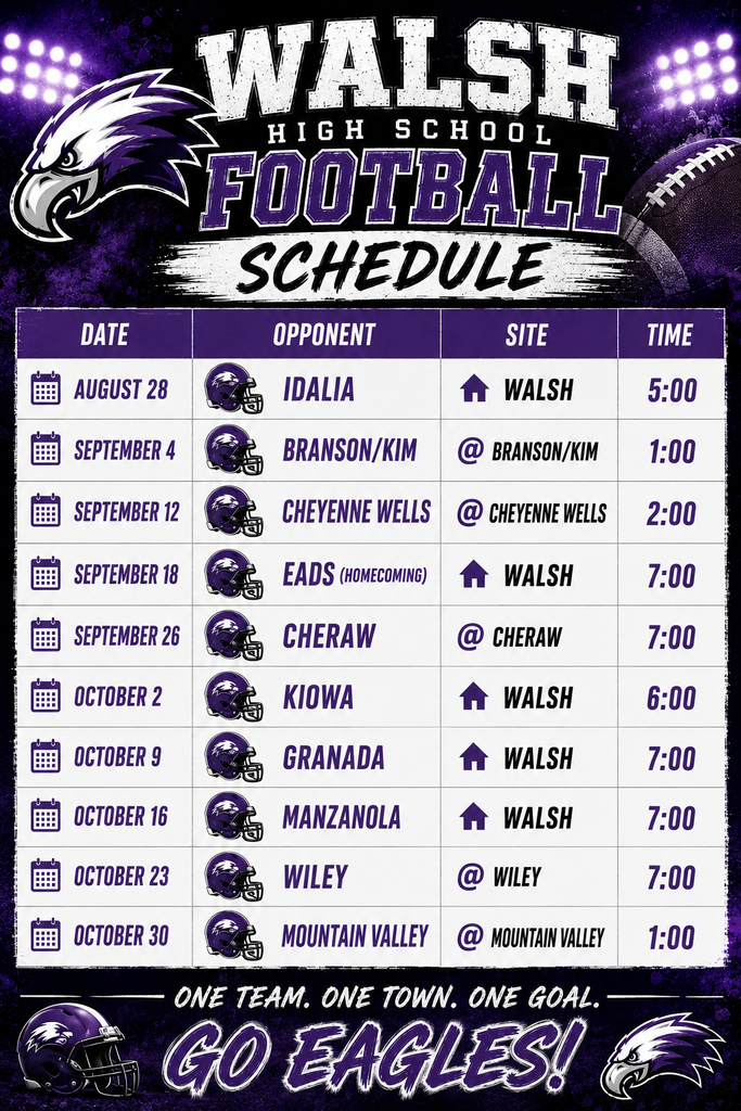 HS Football Schedule