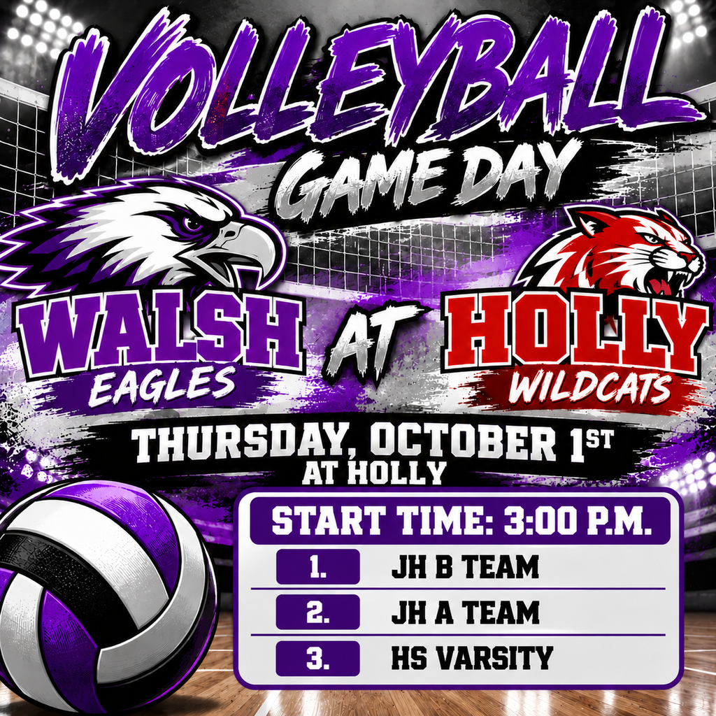 jh hs vb at holly