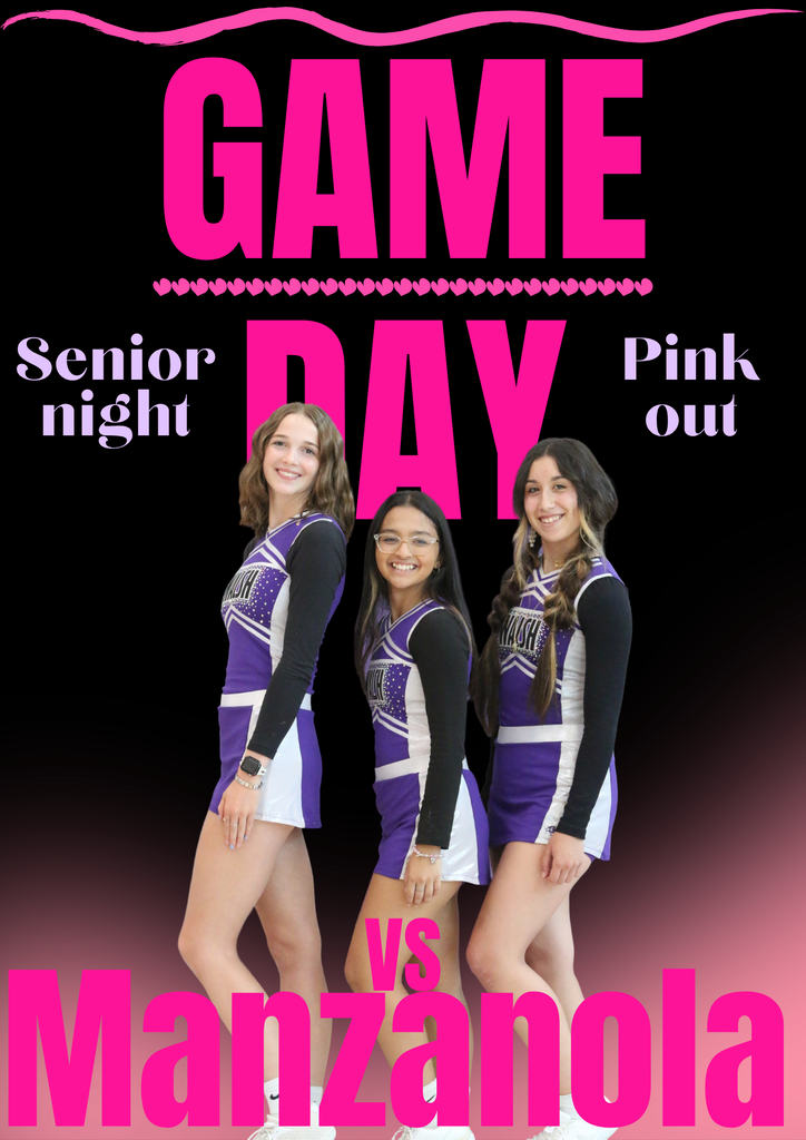 Senior Cheerleaders - Senior night