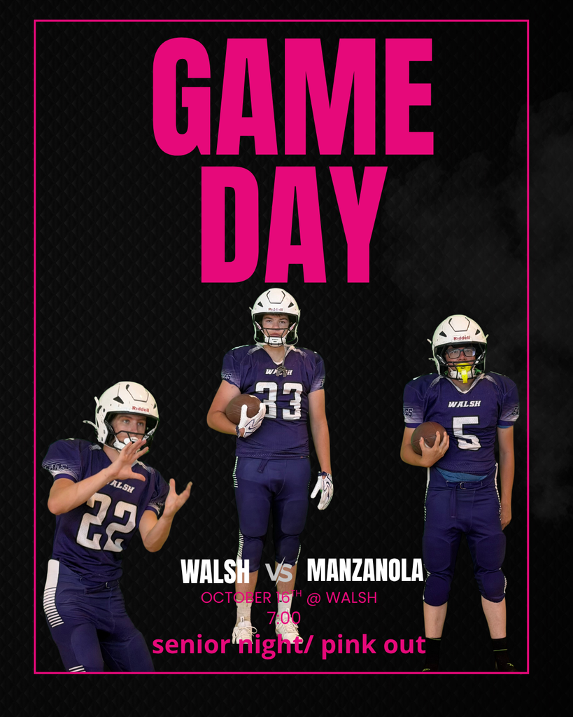 Senior Football players - senior night