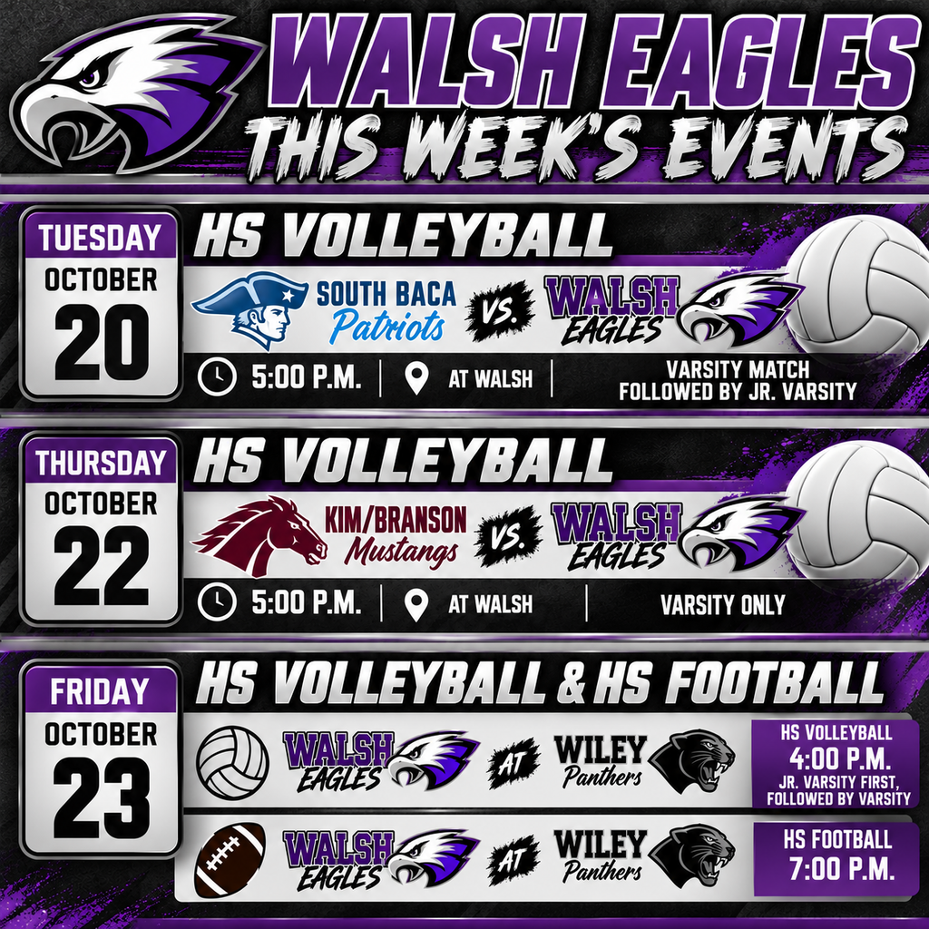 events for week of Oct. 19th
