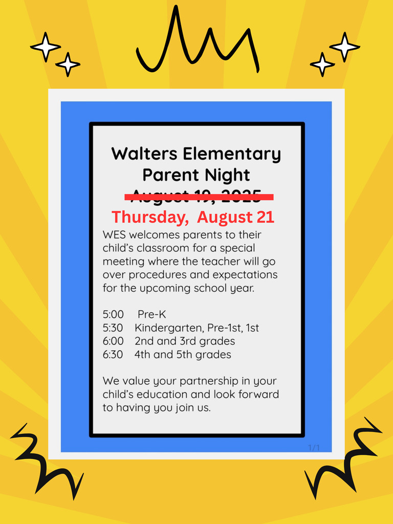 wes parent night 