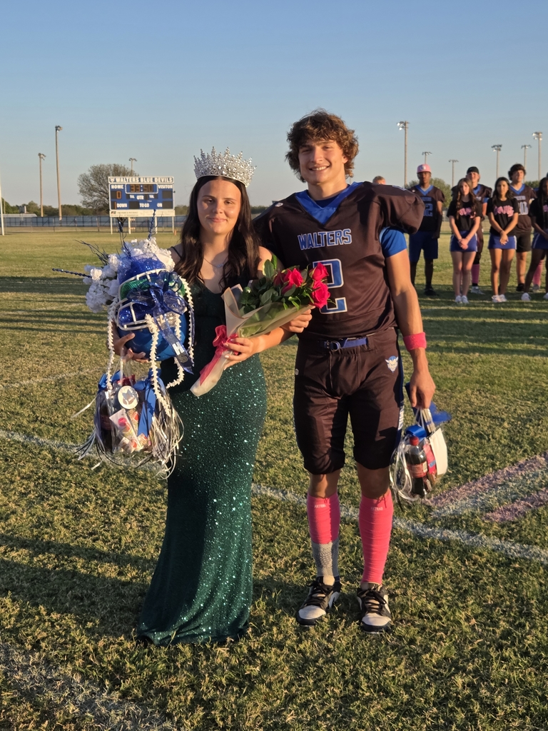 football Homecoming queen and king