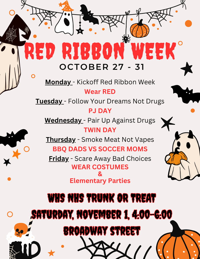 Red Ribbon Week Dress up days