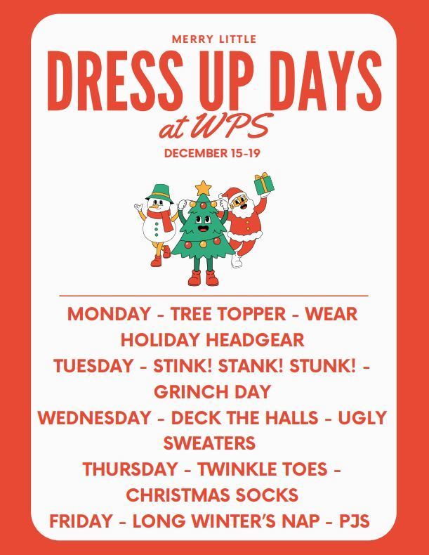 Christmas dress up days