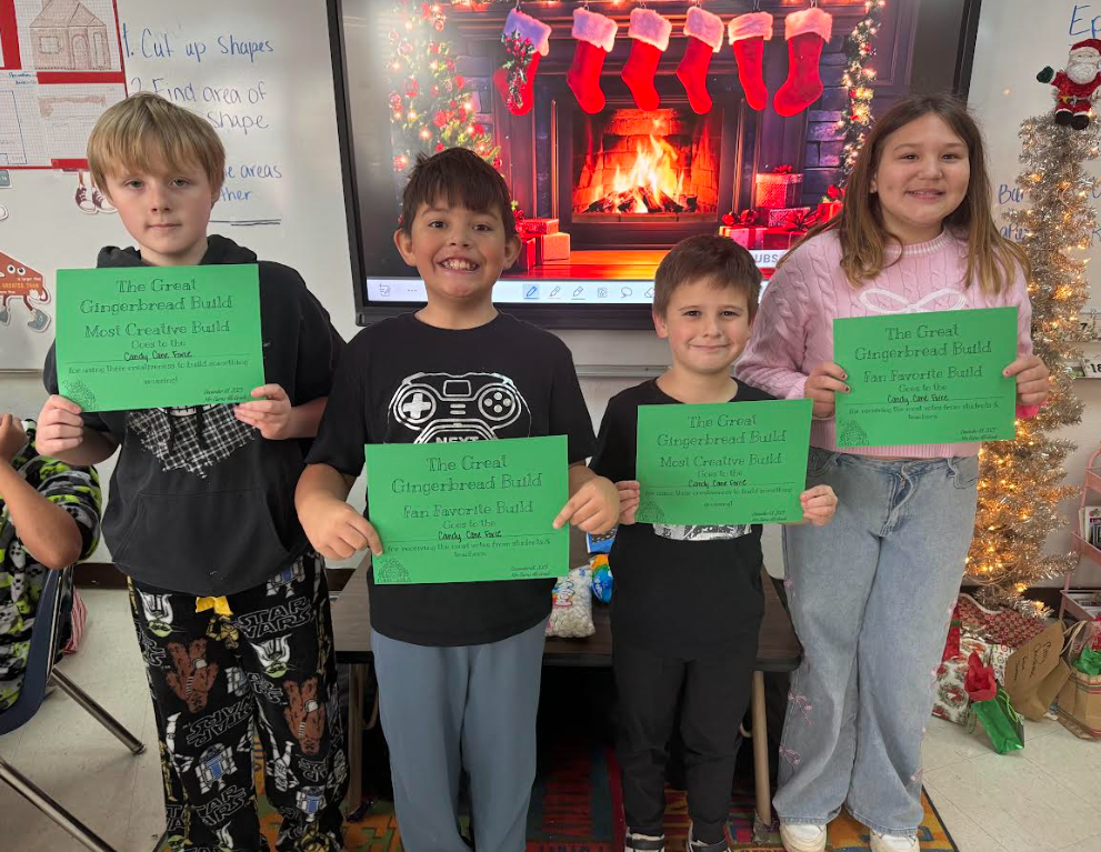 4th grade gingerbread house winners