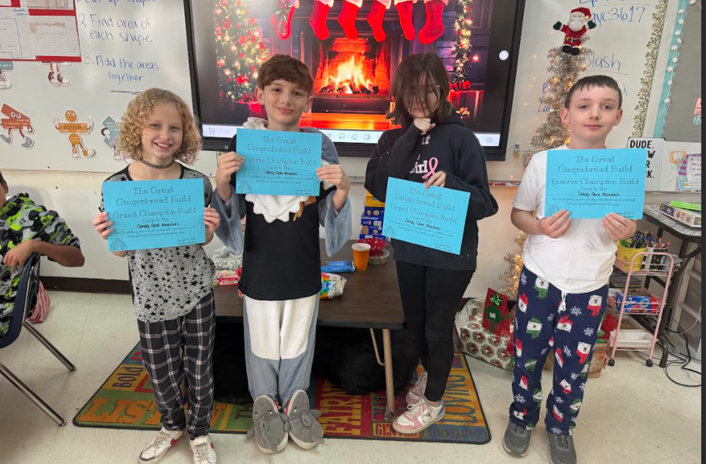 4th grade gingerbread house winners