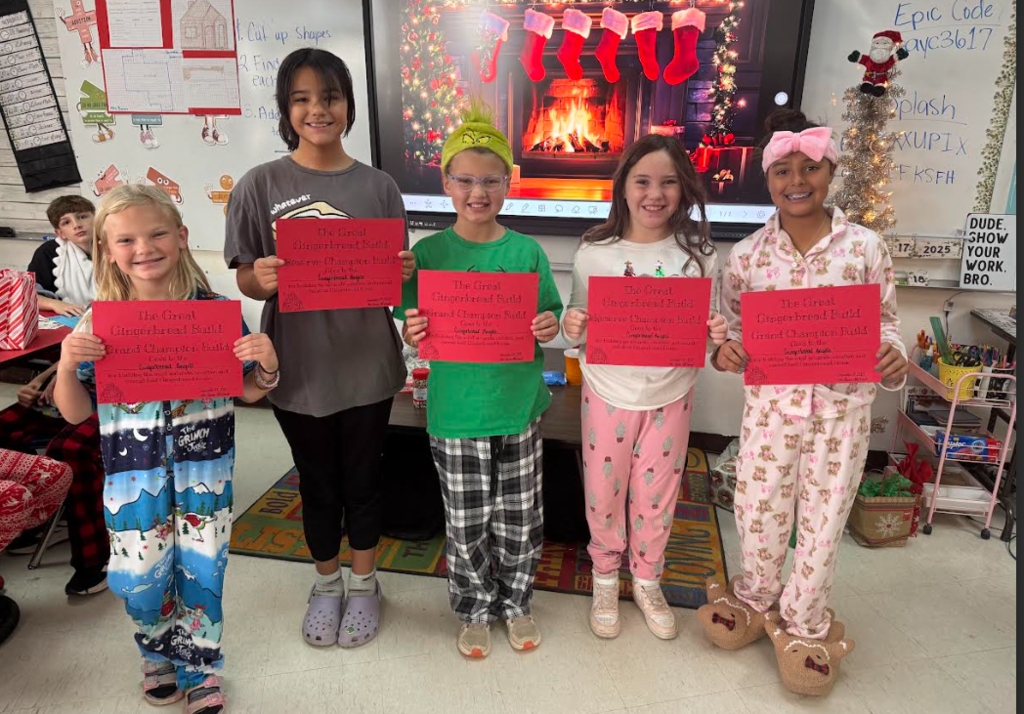 4th grade gingerbread house winners