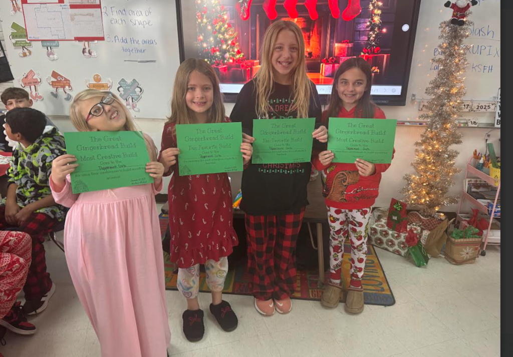 4th grade gingerbread house winners