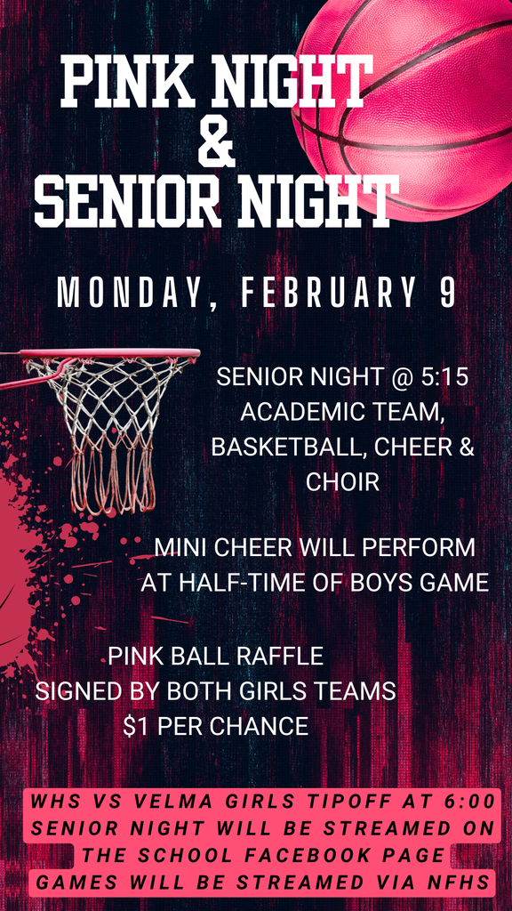 Pink night and senior night