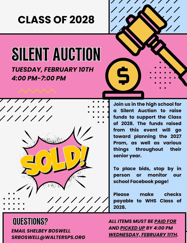 sophomore class silent auction