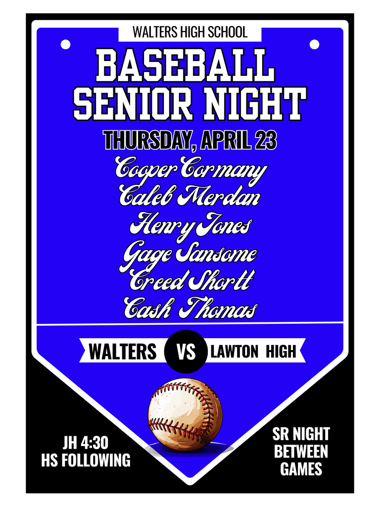 high school baseball senior night