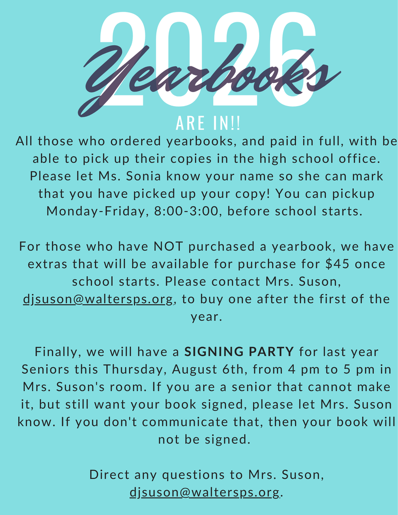 yearbook info