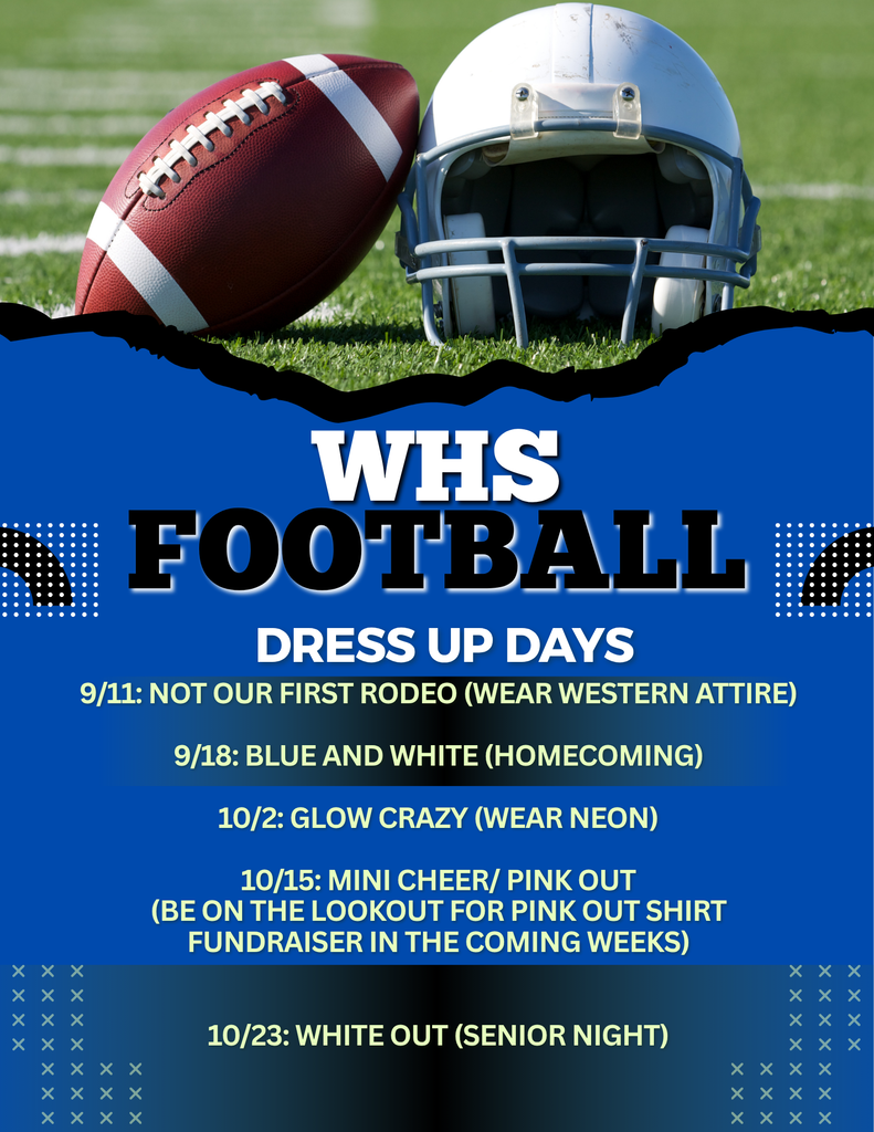 Football Friday dress up days