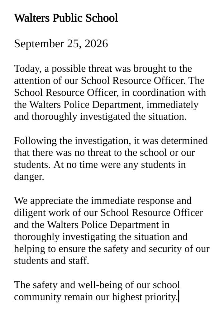 Safety Statement 
