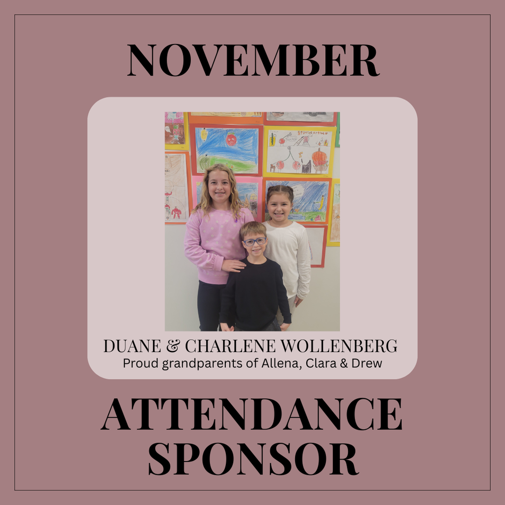 November Attendance Sponsor