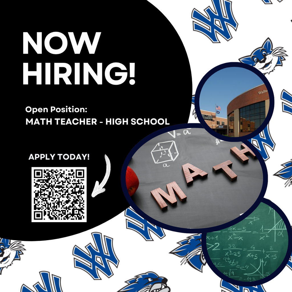 WVHS is hiring a math teacher for the 2026-2027 school year.