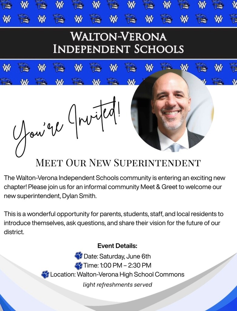 Community Meet-and-Greet Invitation for our new Superintendent