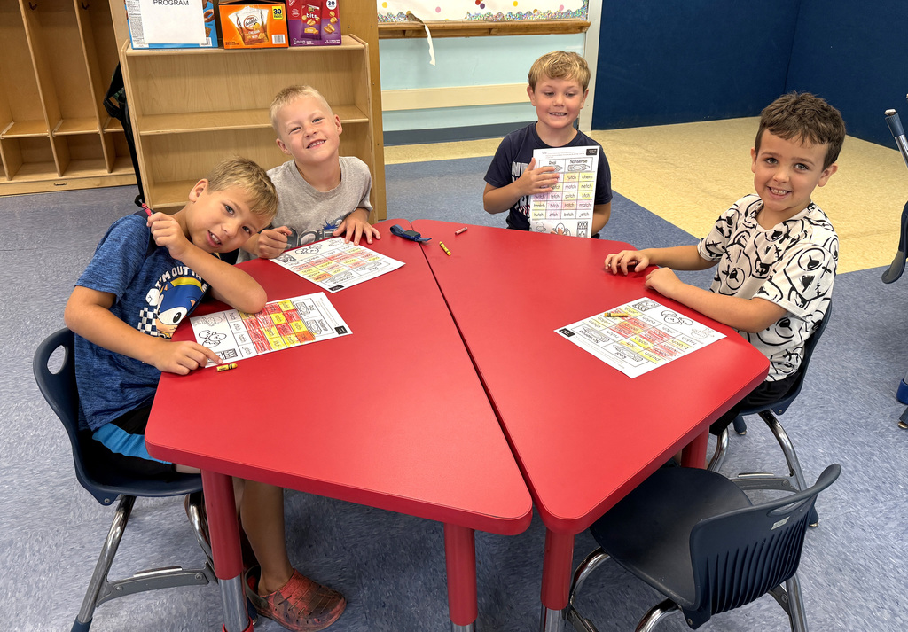Students taking part in the summer reading and math program at Townsend Elementary