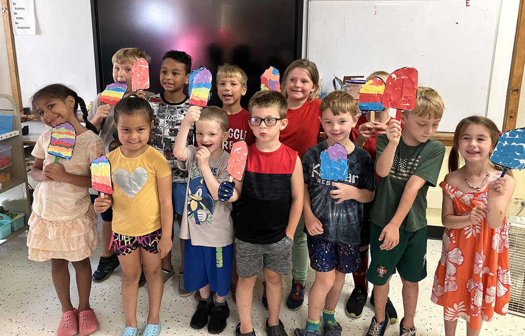 Students taking part in the summer reading and math program at Townsend Elementary