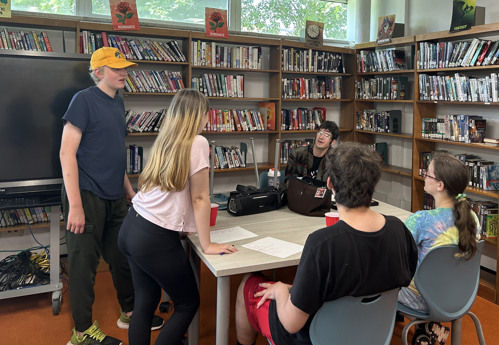 Students taking part in the Crush Connects program